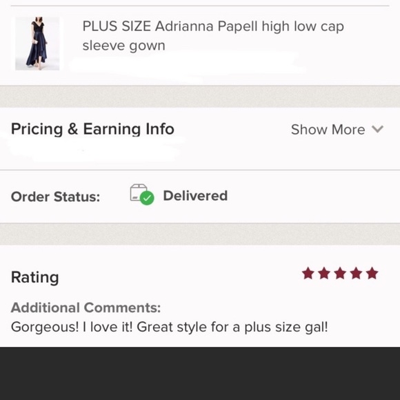 Adrianna Papell PLUS SIZE beaded high low cap sleeve gown - Picture 14 of 14